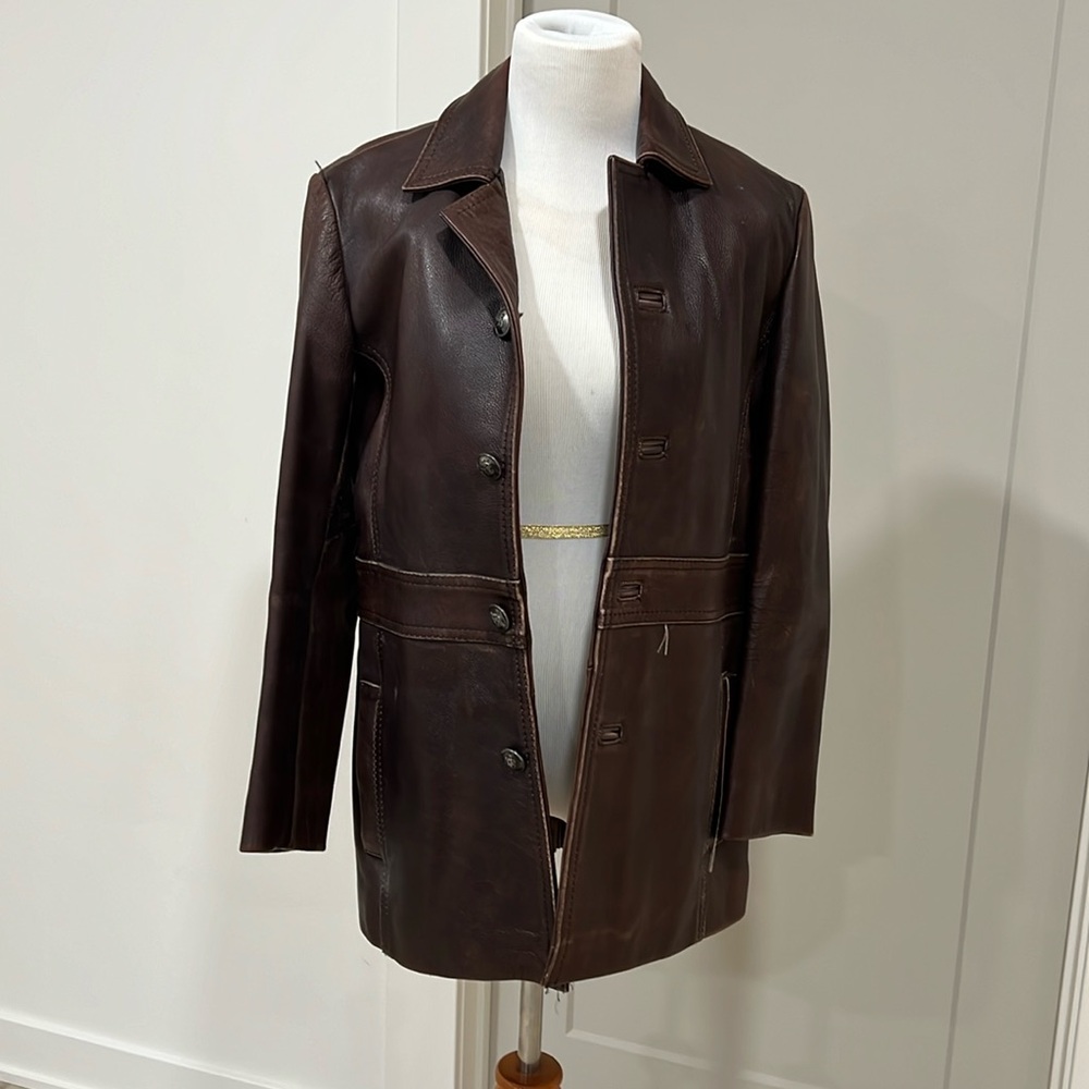 Leather Coat